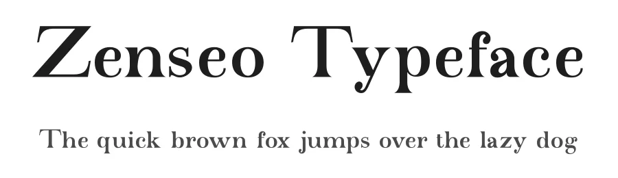Zenseo Typeface by Basnistudio — Serif Font