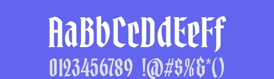 Zentras Font by alit design — Blackletter Font — thumbnail 3