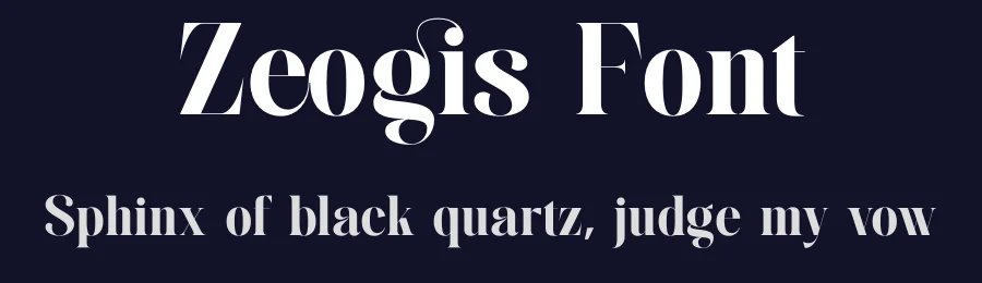 Zeogis Font by TypeLogue — Serif Font — thumbnail 2