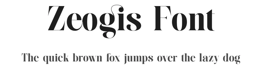 Zeogis Font by TypeLogue — Serif Font