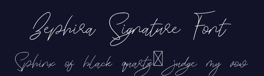 Zephira Signature Font by edricstudio — Script Handwritten Font — thumbnail 2