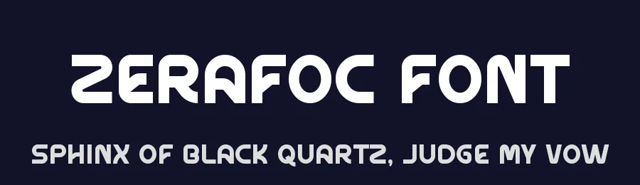 Zerafoc Font by rvandtype — Sans Serif Font — thumbnail 2