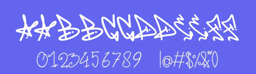 Zerokrew Graffiti Font by Dm Studio — Display Font — thumbnail 3