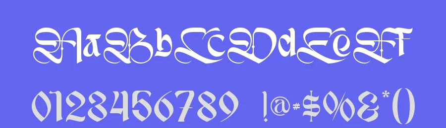 Zerothen Blackletter Font by Letterara Studio — Decorative Font — thumbnail 3