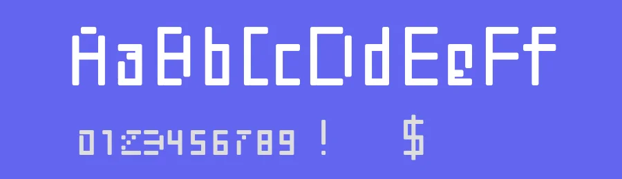 Zerpixl ARC Font by ffeeaarr — Decorative Font — thumbnail 3