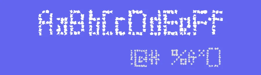 Zerpixl Dark Font by ffeeaarr — Decorative Font — thumbnail 3