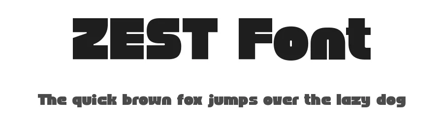 ZEST Font by Rautan Studio — Decorative Font