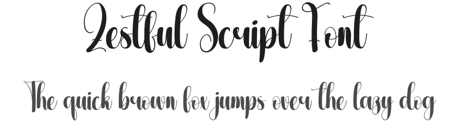 Zestful Script Font by andikastudio — Script Handwritten Font