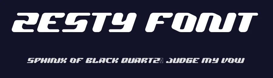 Zesty Font by Uncarving — Display Font — thumbnail 2