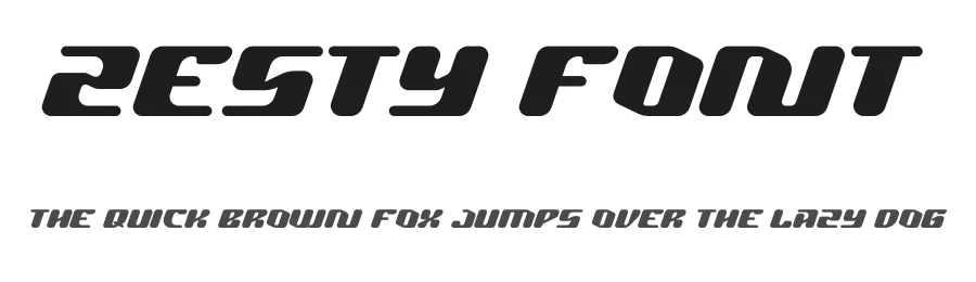 Zesty Font by Uncarving — Display Font