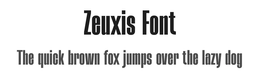 Zeuxis Font by Almeera Studio — Sans Serif Font