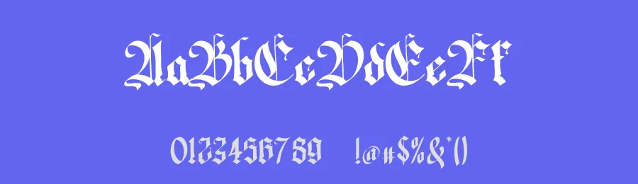 Zhatend Sildyer Font by rvandtype — Blackletter Font — thumbnail 3