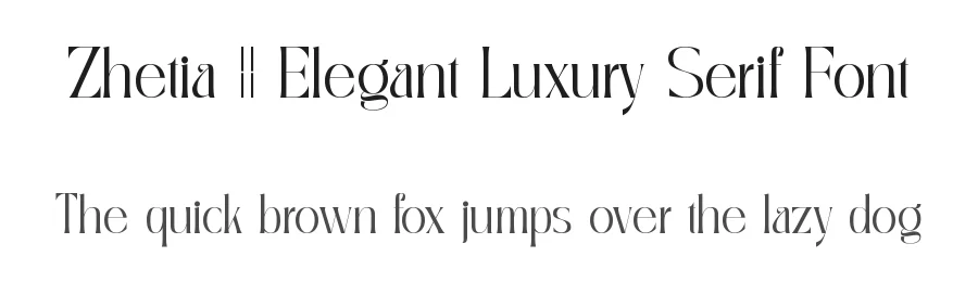 Zhetia || Elegant Luxury Serif Font by ErmediaStudio — Serif Font