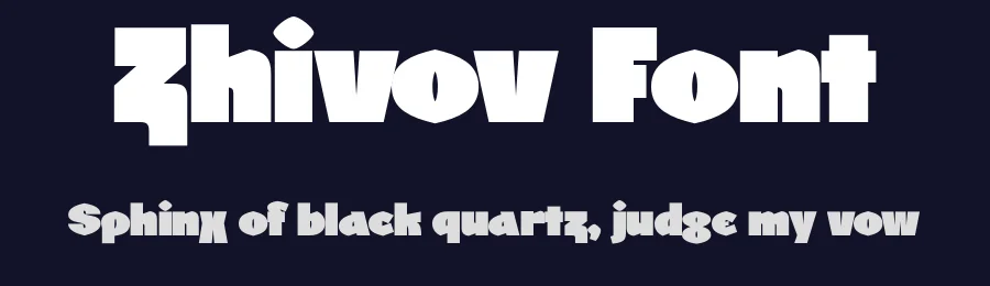 Zhivov Font by CSTM Fonts — Display Font — thumbnail 2