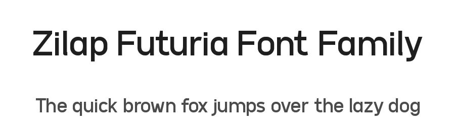 Zilap Futuria Font Family by ZILAP ESTUDIO - ZP — Sans Serif Font