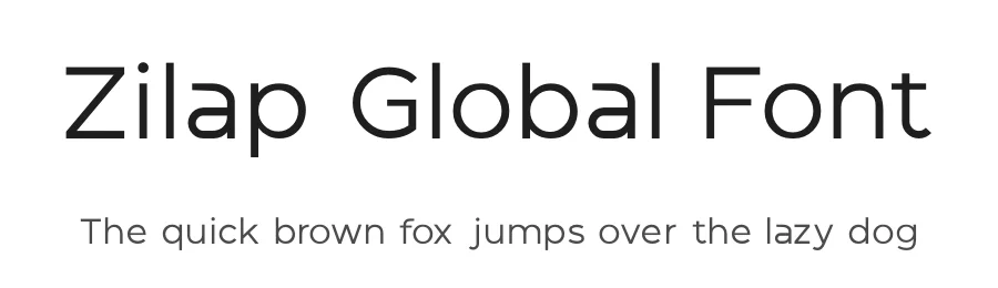 Zilap Global Font by Zilap Estudio — Sans Serif Font