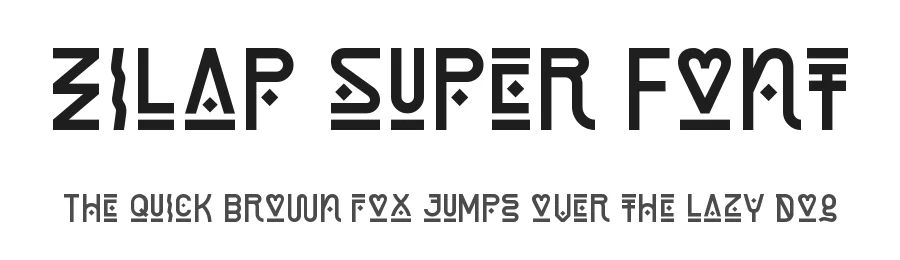 Zilap Super Font by Zilap Estudio β Display Font