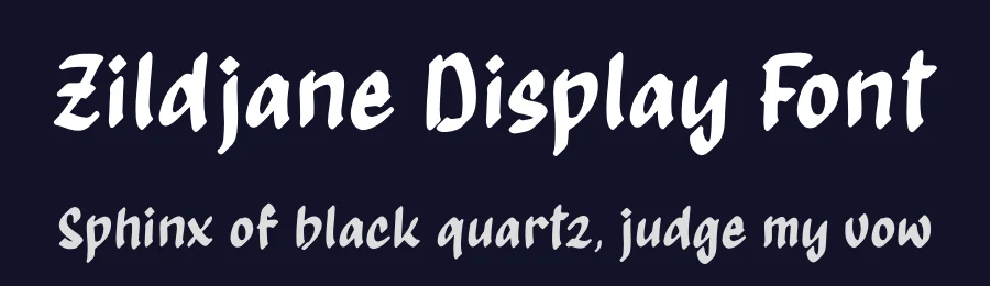 Zildjane Display Font by letterfabric — Script Handwritten Font — thumbnail 2