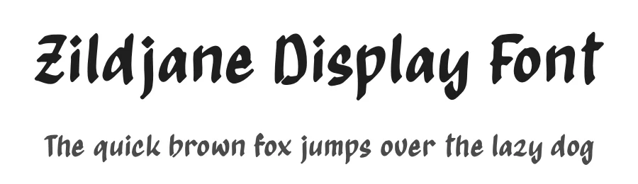 Zildjane Display Font by letterfabric — Script Handwritten Font