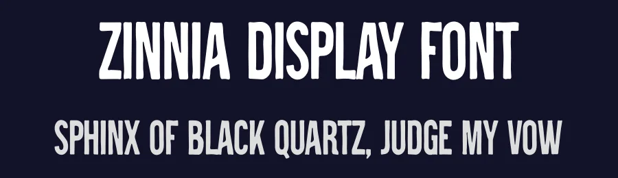 Zinnia Display Font by vpcreativeshop — Display Font — thumbnail 2
