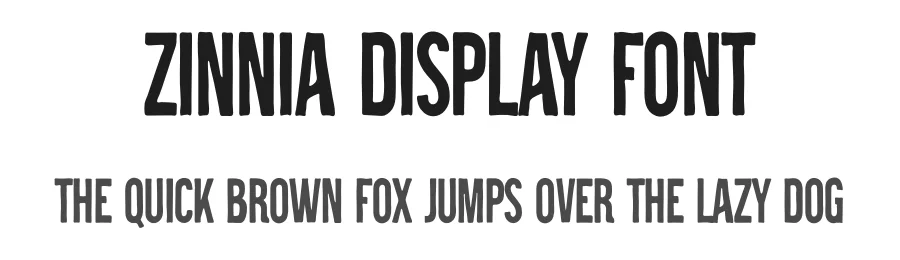 Zinnia Display Font by vpcreativeshop — Display Font