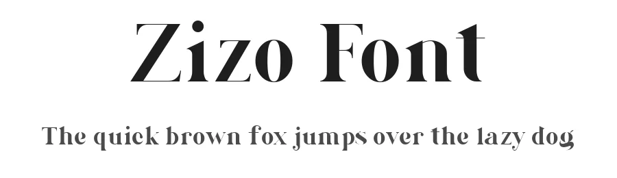 Zizo Font by Artyom Levanov — Serif Font
