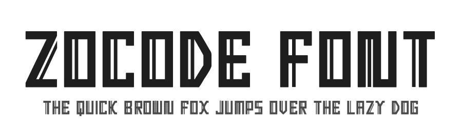 Zocode Font by hayoyuka8 — Display Font