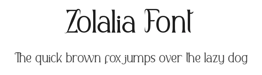 Zolalia Font by noahtype β Decorative Font