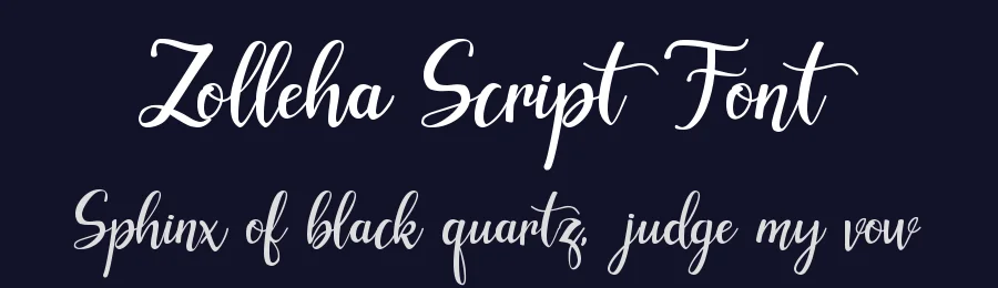 Zolleha Script Font by pandanwangi — Script Handwritten Font — thumbnail 2