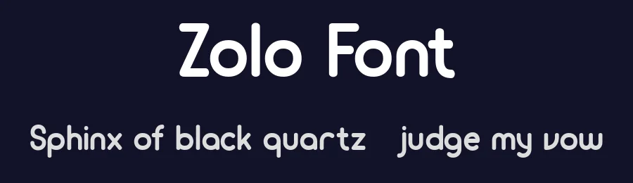 Zolo Font by Flawless And Co — Sans Serif Font — thumbnail 2