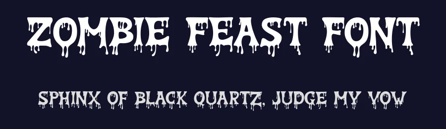 Zombie Feast Font by Beary Type Studio — Display Font — thumbnail 2