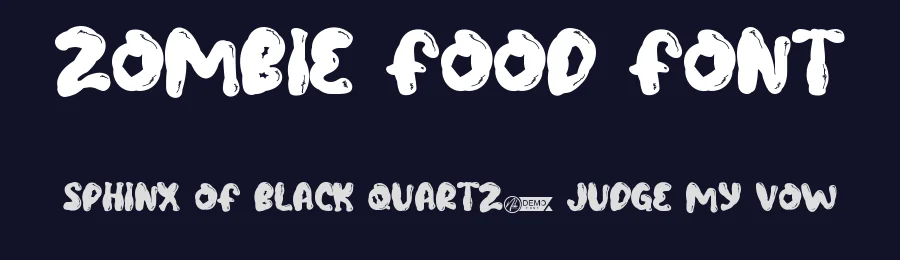 Zombie Food Font by nihstudio — Decorative Font — thumbnail 2