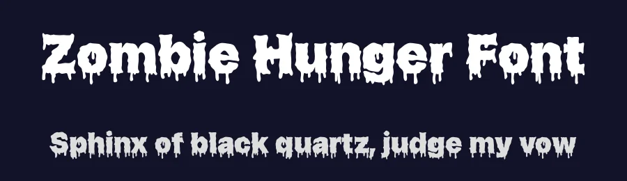 Zombie Hunger Font by Ronny_STD — Blackletter Font — thumbnail 2