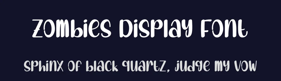 Zombies Display Font by andikastudio — Display Font — thumbnail 2