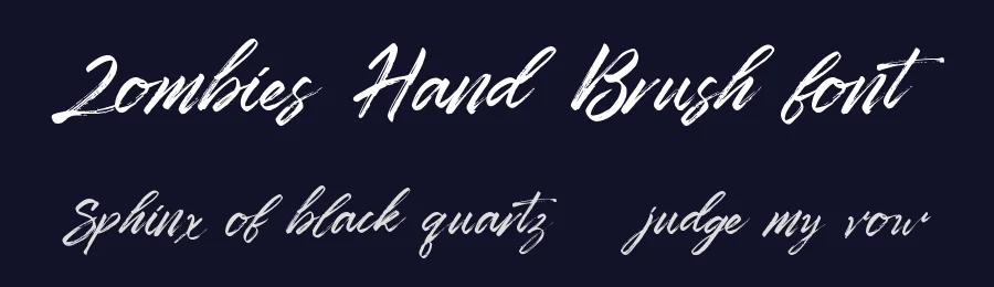 Zombies Hand Brush font by yontype — Script Handwritten Font — thumbnail 2