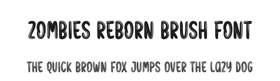 Zombies Reborn Brush Font by creativeletter — Script Handwritten Font