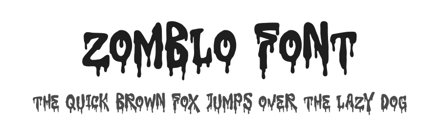 Zomblo Font by Denustudios — Decorative Font