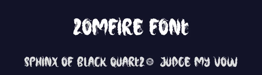 Zomfire Font by CalligraphyFonts.net — Script Handwritten Font — thumbnail 2