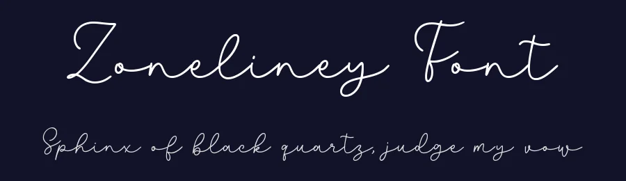 Zoneliney Font by qwrtype — Script Handwritten Font — thumbnail 2