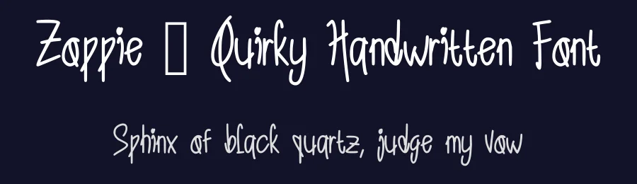 Zoppie – Quirky Handwritten Font by idealistudio — Display Font — thumbnail 2