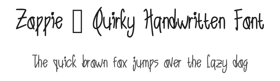 Zoppie – Quirky Handwritten Font by idealistudio — Display Font