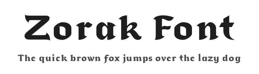 Zorak Font by Indotype Foundry — Display Font