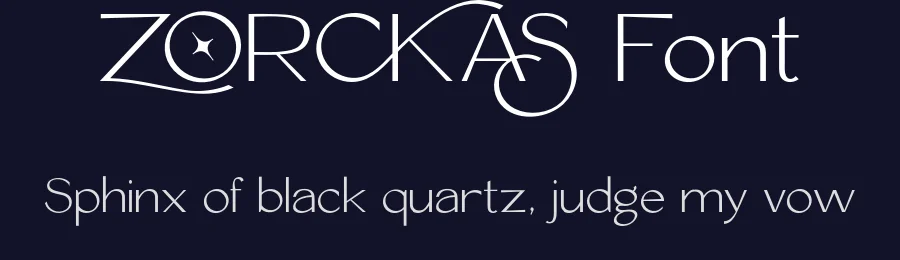 Zorckas Font by NDNL Studio — Display Font — thumbnail 2