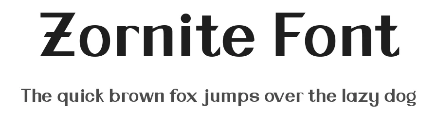 Zornite Font by twousstudio — Sans Serif Font
