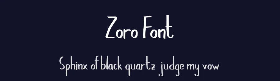 Zoro Font by Sohel Studio — Display Font — thumbnail 2