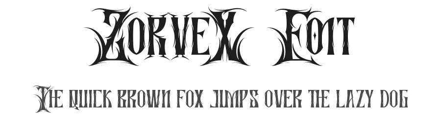Zorvex Font by Letterara Studio — Blackletter Font