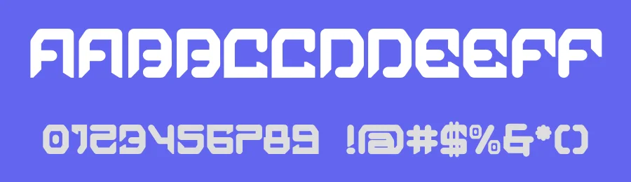 Zupraxu Display Font by Dhabee — Display Font — thumbnail 3