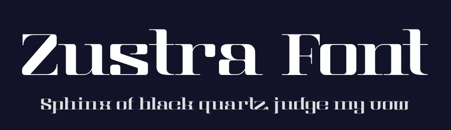 Zustra Font by Rismatype — Display Font — thumbnail 2