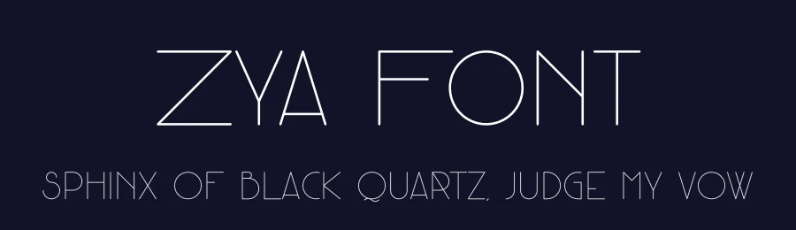 Zya Font by vpcreativeshop — Sans Serif Font — thumbnail 2