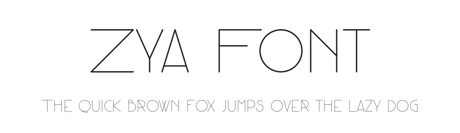 Zya Font by vpcreativeshop — Sans Serif Font